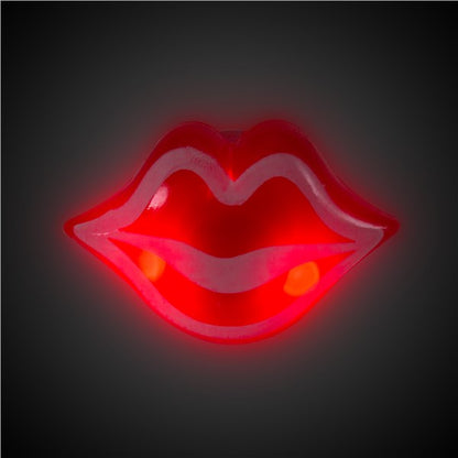 LED Red Lip Jelly Rings (24 Per pack)