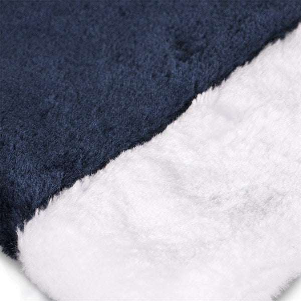 Dark Blue Santa Plush Hat