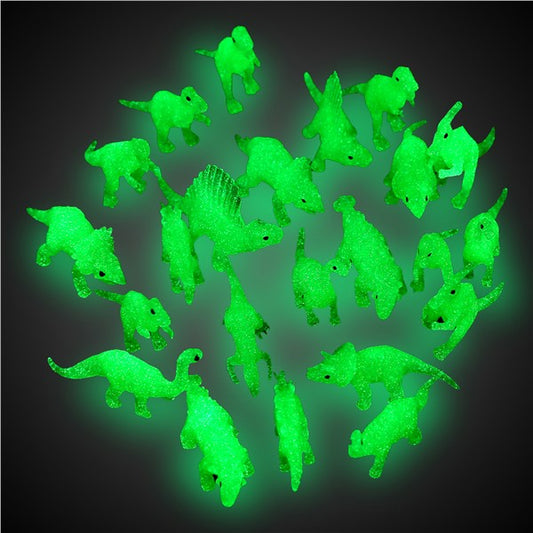 Glow Mini Dinosaurs (24 Per pack)