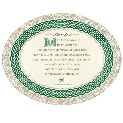 Irish Blessing Oval Platter