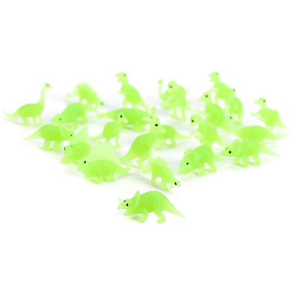 Glow Mini Dinosaurs (24 Per pack)