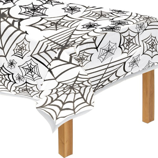 Spider Web Clear Plastic Table Cover