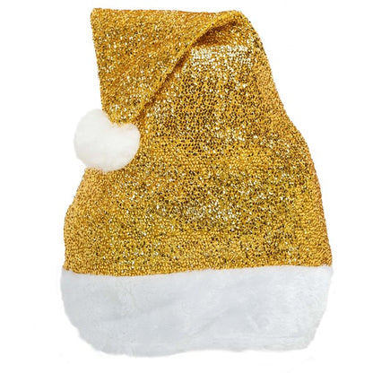 Gold Santa Hat