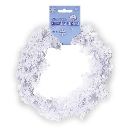 Snowflakes 25' Garland